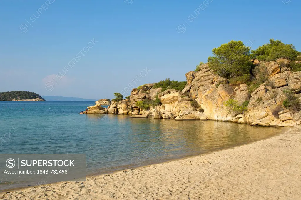 Talgo beach, Sithonia, Chalkidiki or Halkidiki, Greece, Europe