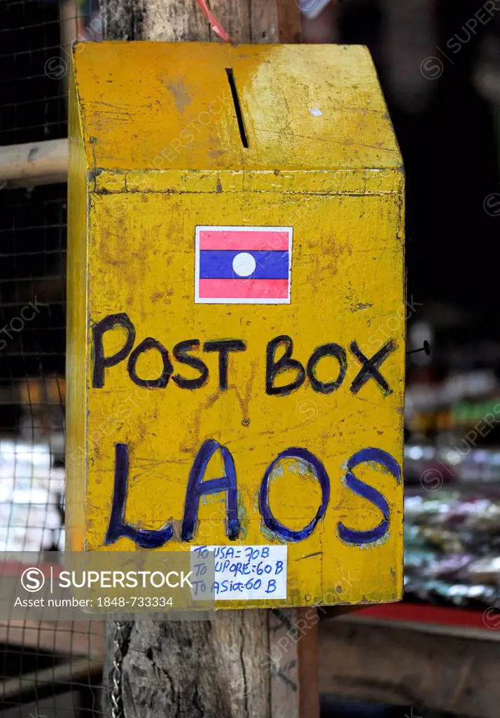 Mailbox, Don Sao, Laos, Southeast Asia, Asia