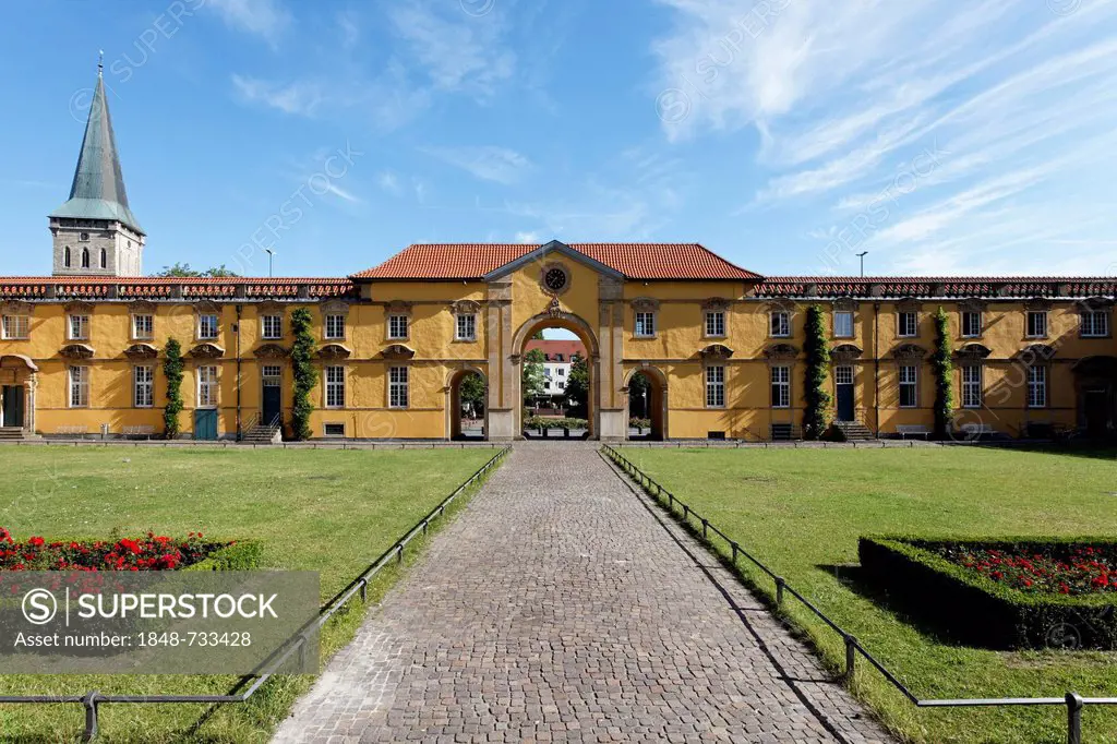 Schloss Osnabrueck Castle, university, Lower Saxony, Germany, Europe