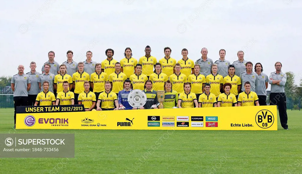 Team photo, Borussia Dortmund, season 2012-13