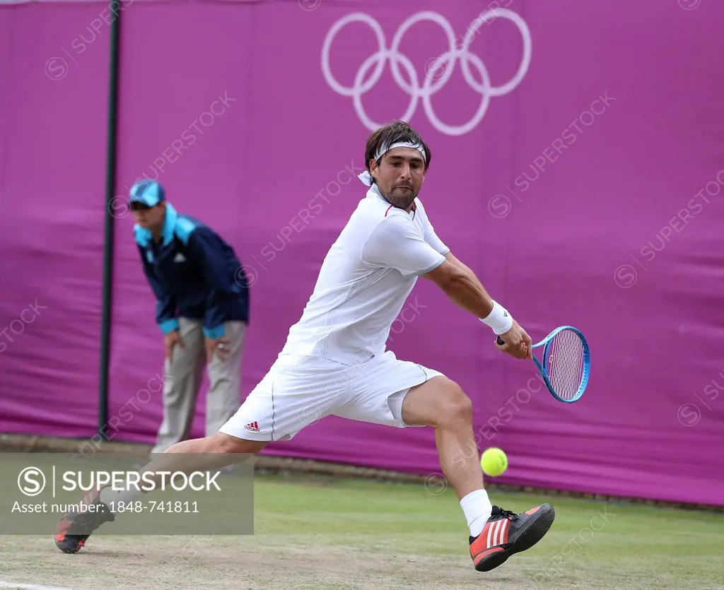 Marcos Baghdatis, CYP, AELTC, London 2012, Olympic Tennis Tournament, Olympics, Wimbledon, London, England, Great Britain, Europe
