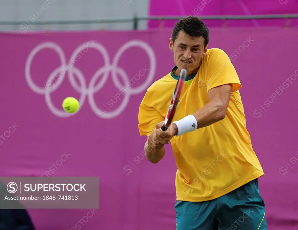 Bernard Tomic, AUS, AELTC, London 2012, Olympic Tennis Tournament, Olympics, Wimbledon, London, England, Great Britain, Europe