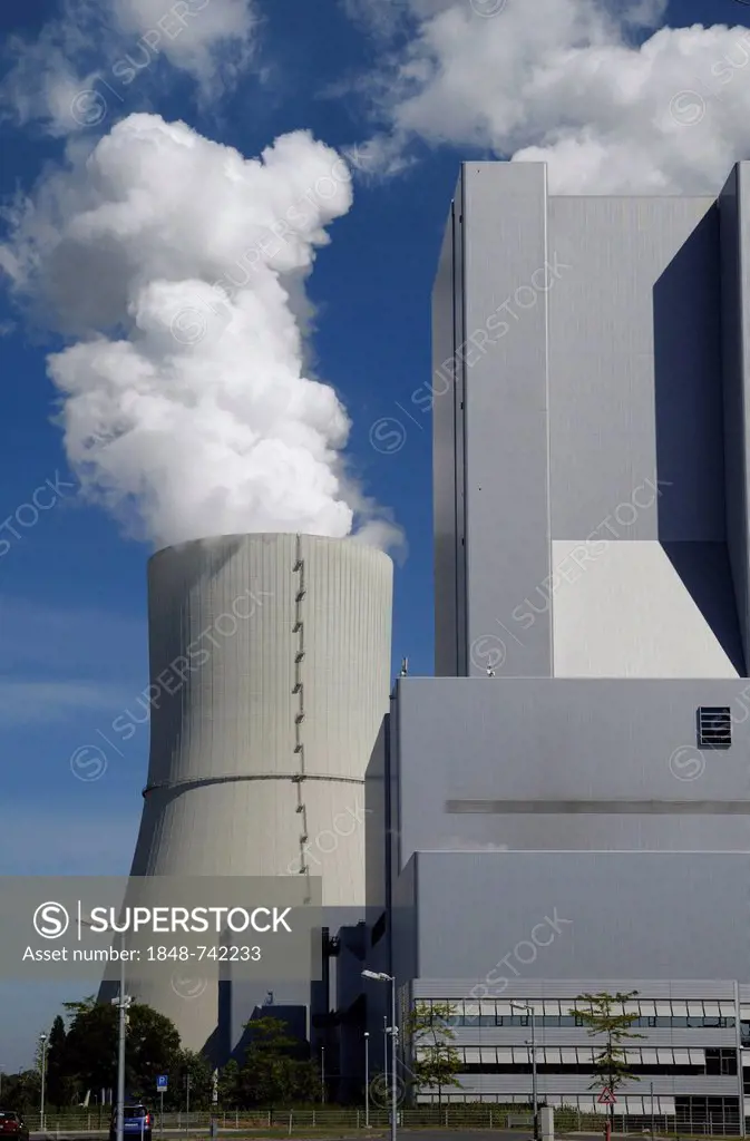 Lippendorf Power Station, Saxony, Germany, Europe, PublicGround