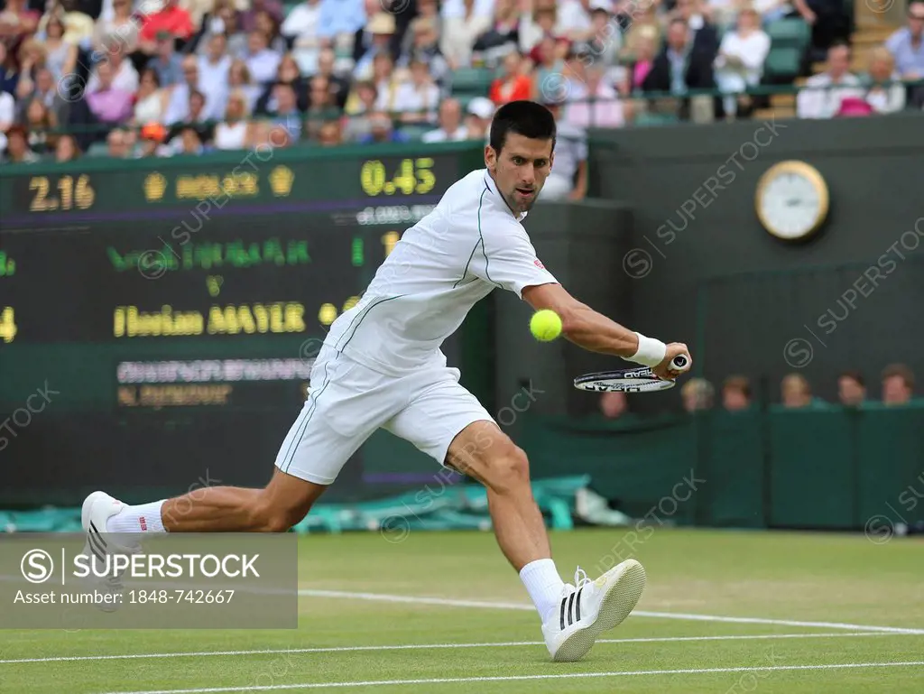 Novak Djokovic, SRB, Wimbledon Championships 2012 AELTC, ITF Grand Slam Tennis Tournament, London, England, United Kingdom, Europe