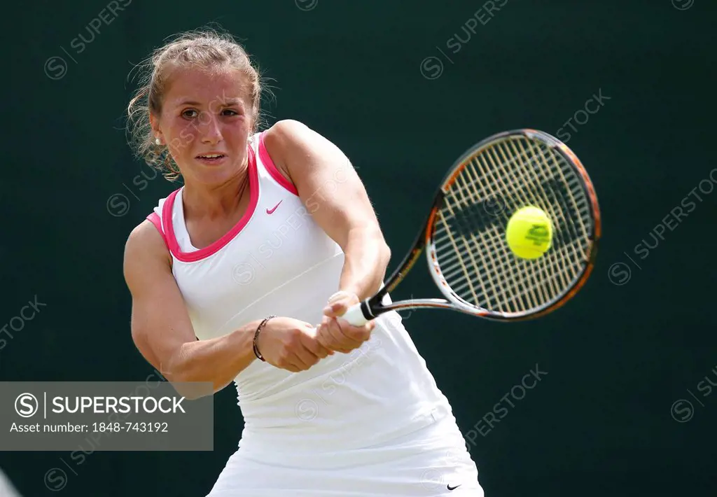 Annika Beck, GER, Wimbledon Championships 2012 AELTC, ITF Grand Slam Tennis Tournament, London, England, United Kingdom, Europe