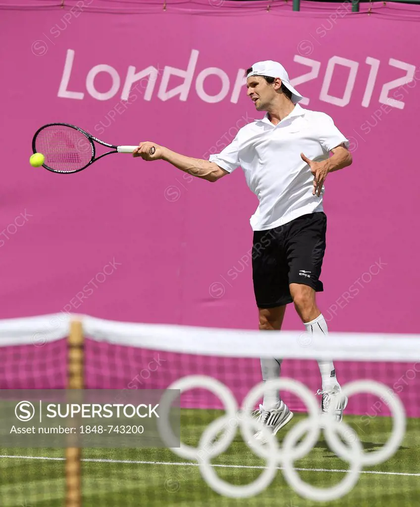 Philipp Petzschner, GER, AELTC, London 2012, Olympic Tennis Tournament, Olympics, Wimbledon, London, England, Great Britain, Europe