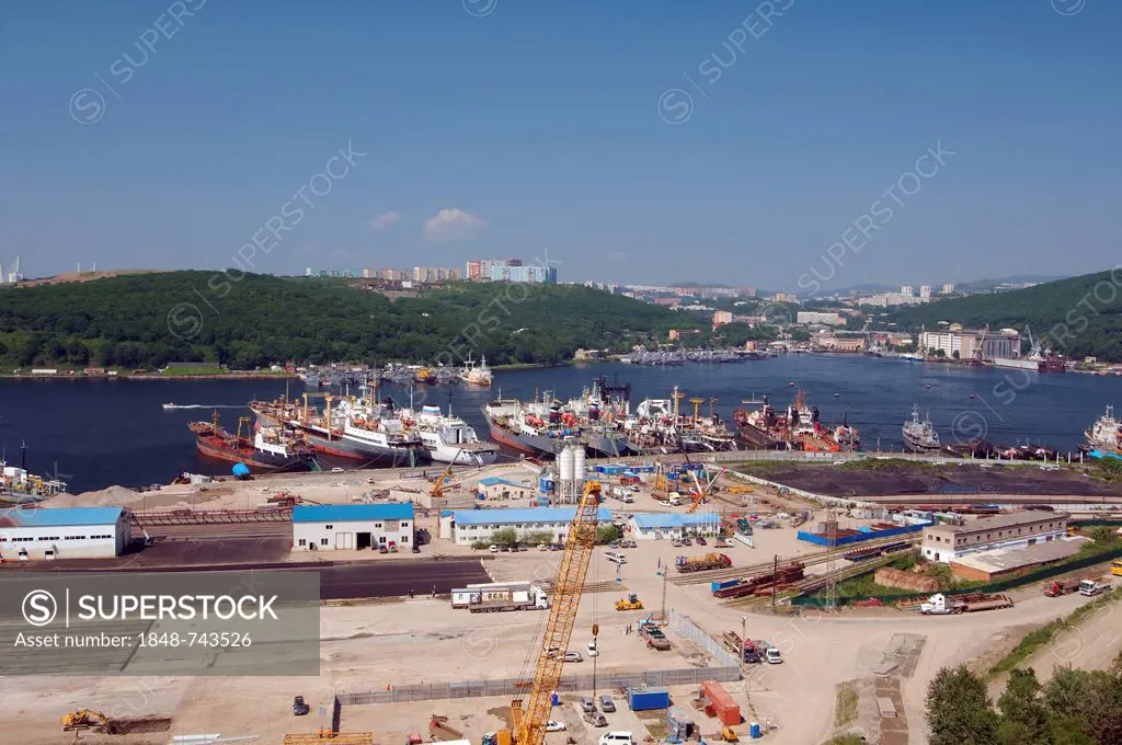 Port, Vladivostok, Primorsky Krai, Russia