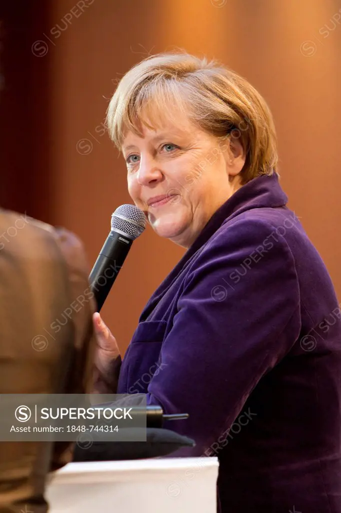 Angela Merkel, German Federal Chancellor, Goldene Sterne des Sports 2011 award ceremony, Berlin, Germany, Europe