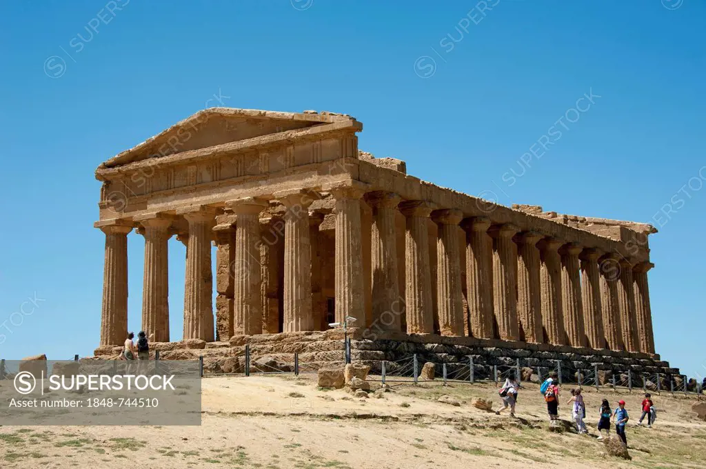 Concordia Temple, Valley of the Temples, Agrigento, Sicily, Italy, Europe