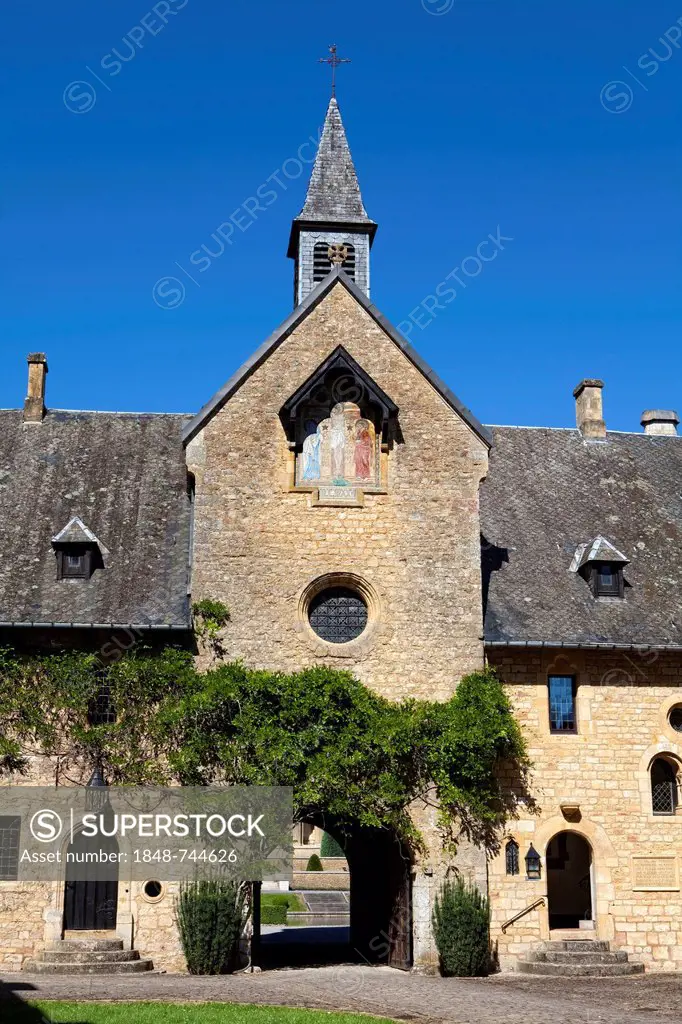The Cistercian Abbey of Orval, Abbaye Notre-Dame d'Orval, Villers-devant-Orval, Wallonia, Belgium, Europe