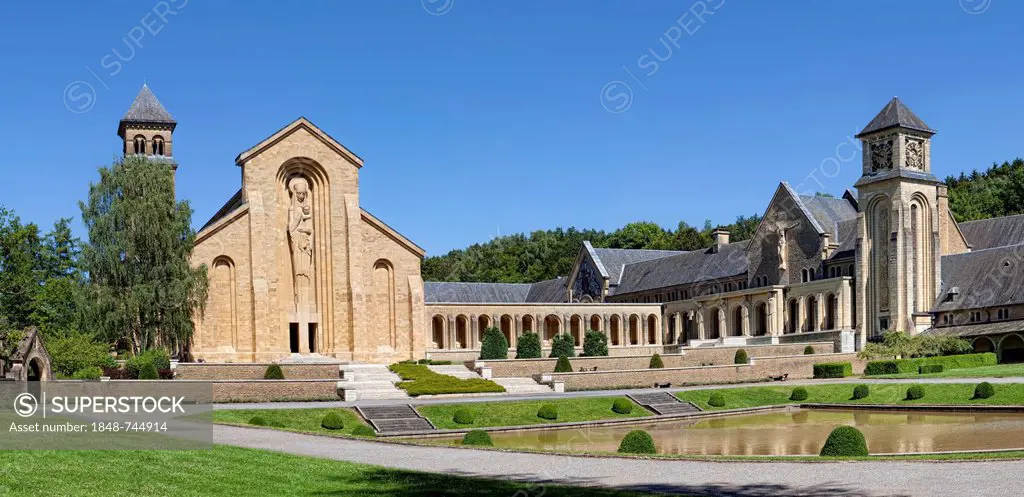 The Cistercian Abbey of Orval, Abbaye Notre-Dame d'Orval, Villers-devant-Orval, Wallonia, Belgium, Europe