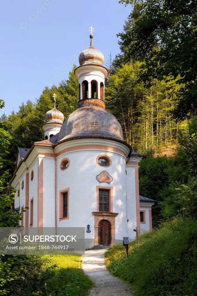 Pilgrimage Church of Maria on Kunterweg, Ramsau bei Berchtesgaden, Berchtesgadener Land, Upper Bavaria, Bavaria, Germany, Europe, PublicGround