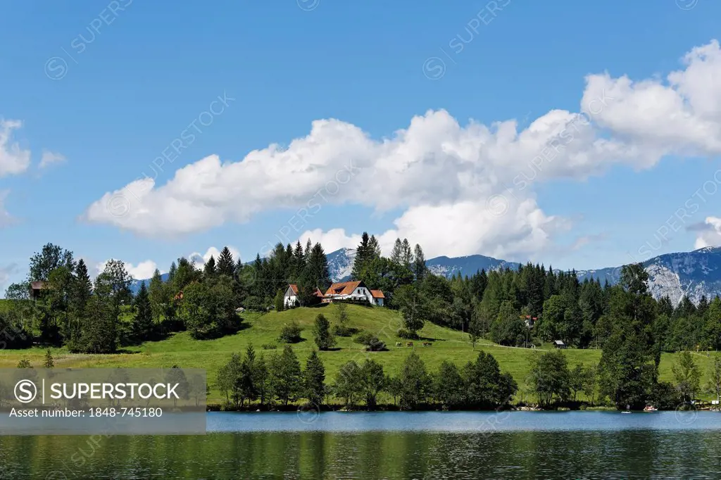 Lake Gleinkersee, Spital am Pyhrn, Pyhrn-Priel, Traunviertel region, Upper Austria, Austria, Europe