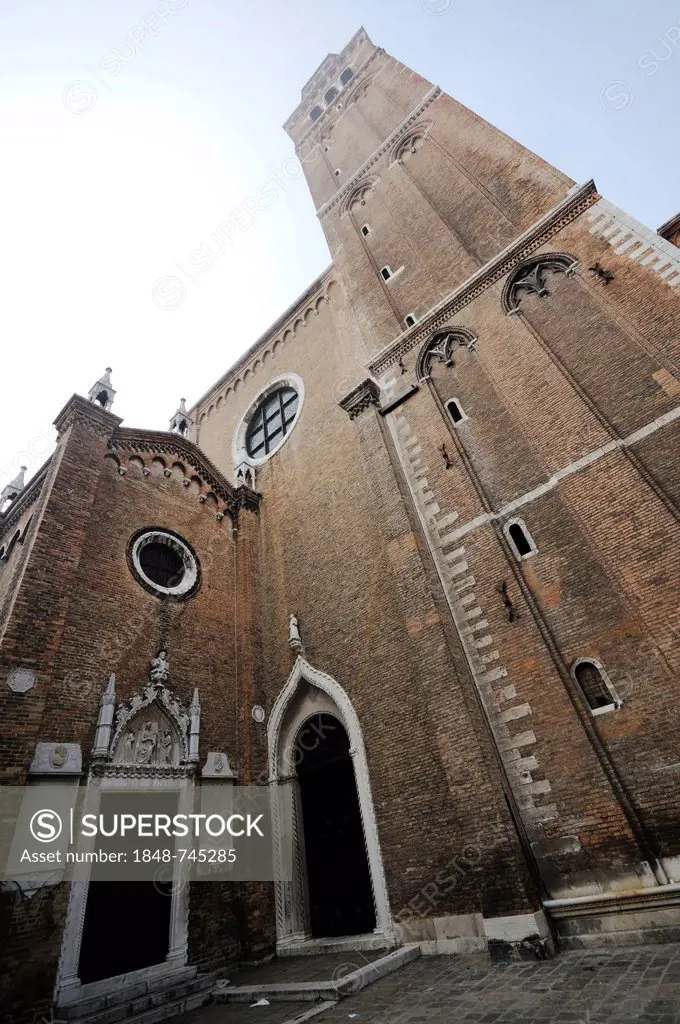 Church of Santa Maria Gloriosa dei Frari, Venice, San Polo, Venezia, Veneto, Italy, Europe