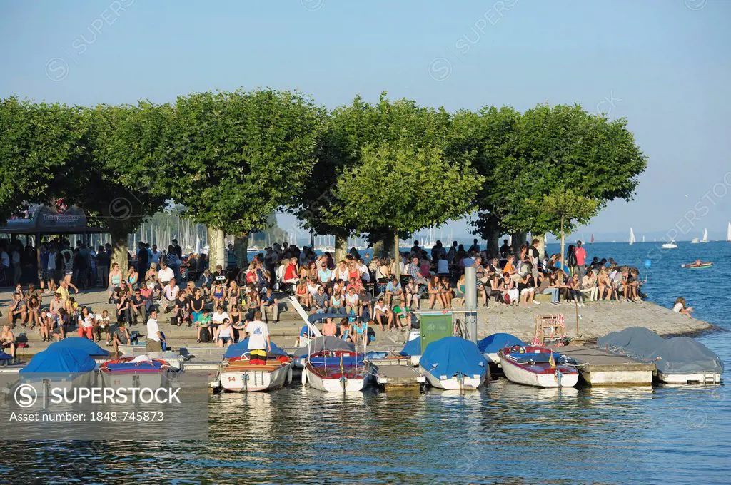 Lake Constance Night Festival, Konstanz, Baden-Wuerttemberg, Germany, Europe