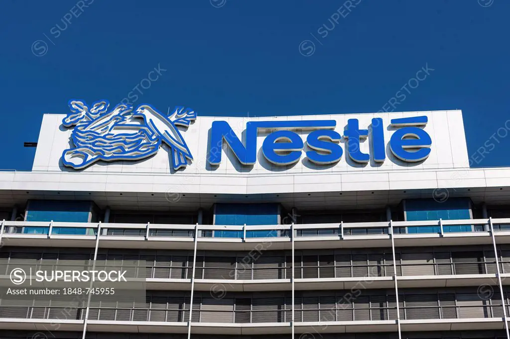 Nestlé headquarters, office building, Niederrad business district, Frankfurt am Main, Hesse, Germany, Europe, PublicGround