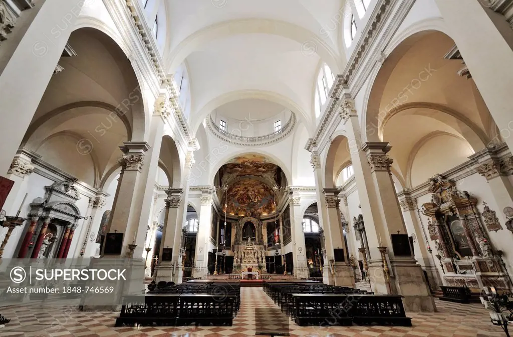 Interior, Church of San Pietro di Castello, Venice, Venezia, Veneto, Italy, Europe