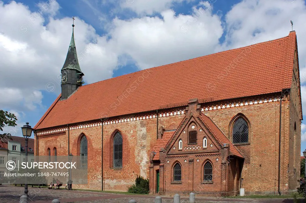 Church, Krakow am See, Mecklenburg Lake District, Mecklenburg-Western Pomerania, Germany, Europe