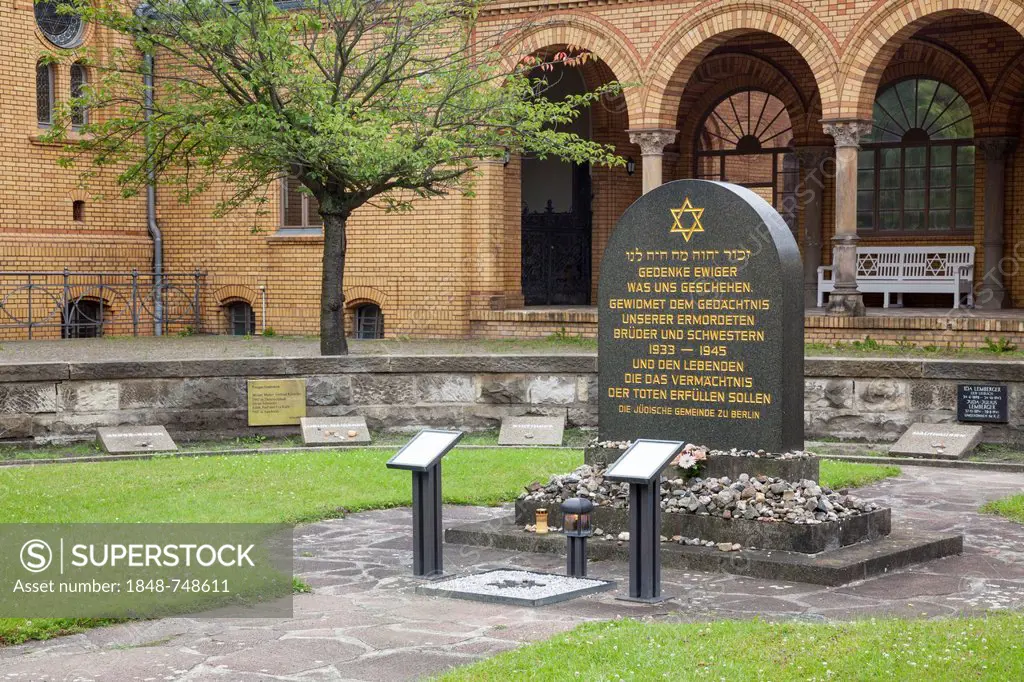 Jewish Cemetery Holocaust graves, Weissensee, Berlin, Germany, Europe