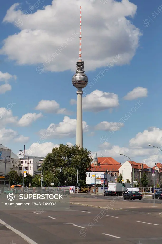 Berlin TV Tower, Alexanderplatz, Berlin, Germany, Europe