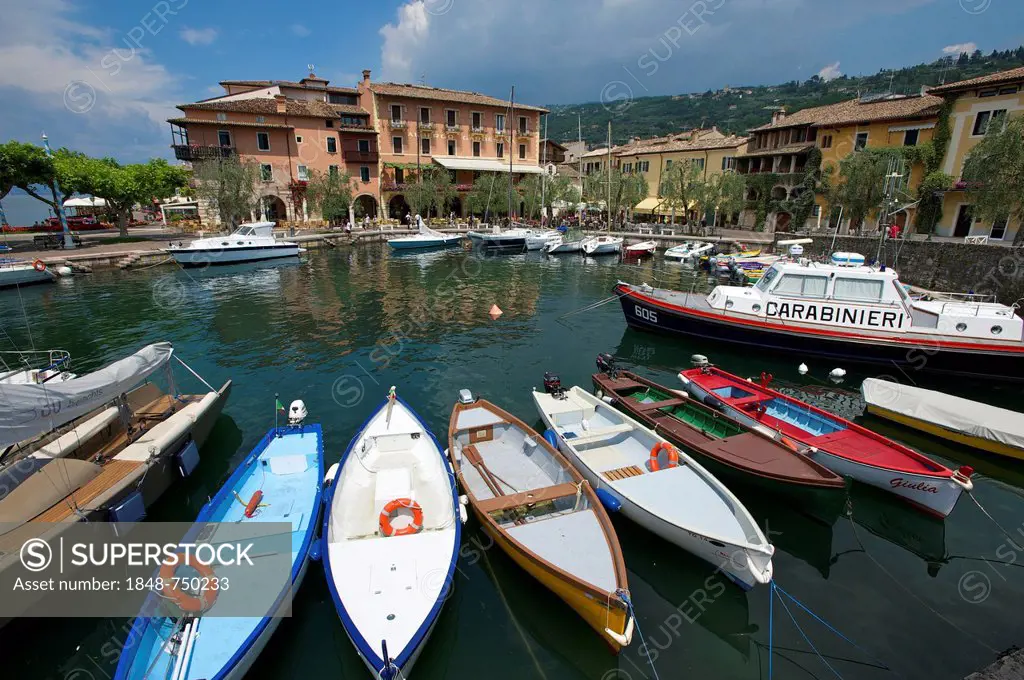 Boats, Torri del Benaco, Lake Garda, Italy, Europe
