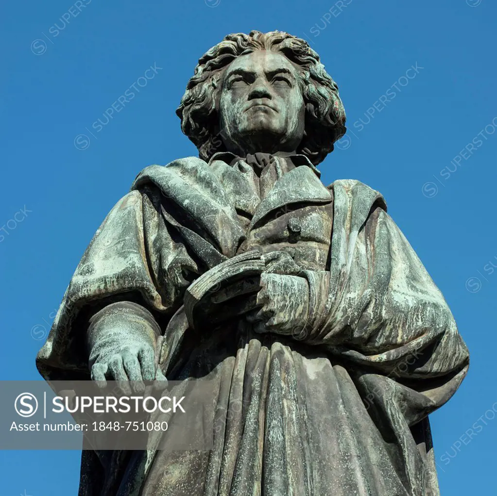 Statue of Beethoven, Bonn, North Rhine-Westphalia, Germany, Europe