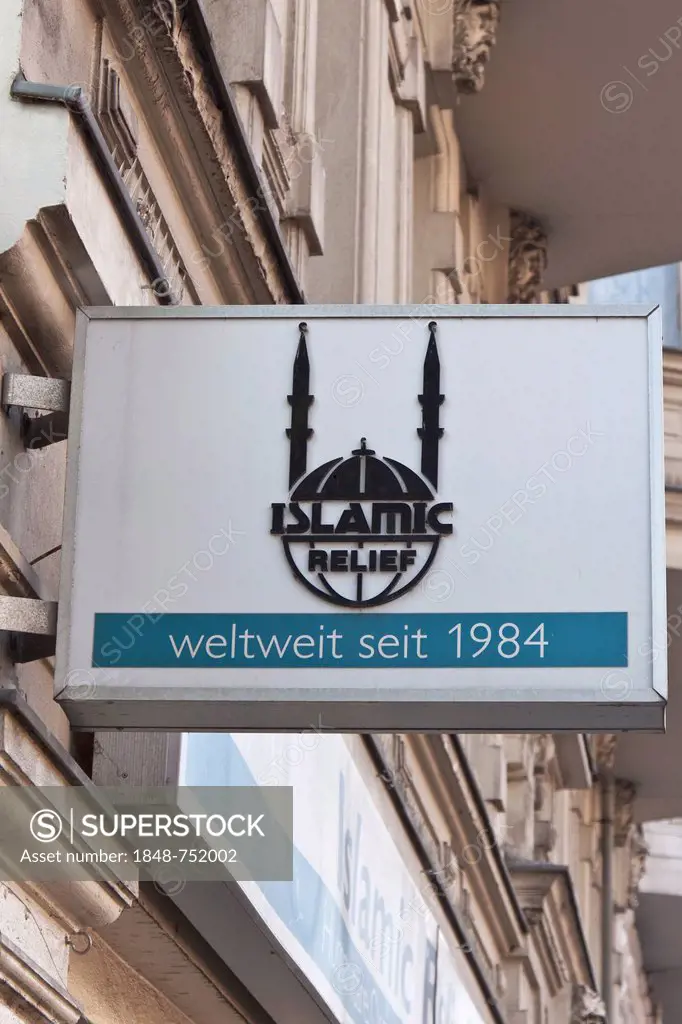 Facade, office of Islamic Relief, an international relief and development organization, Berlin, Germany, Europe