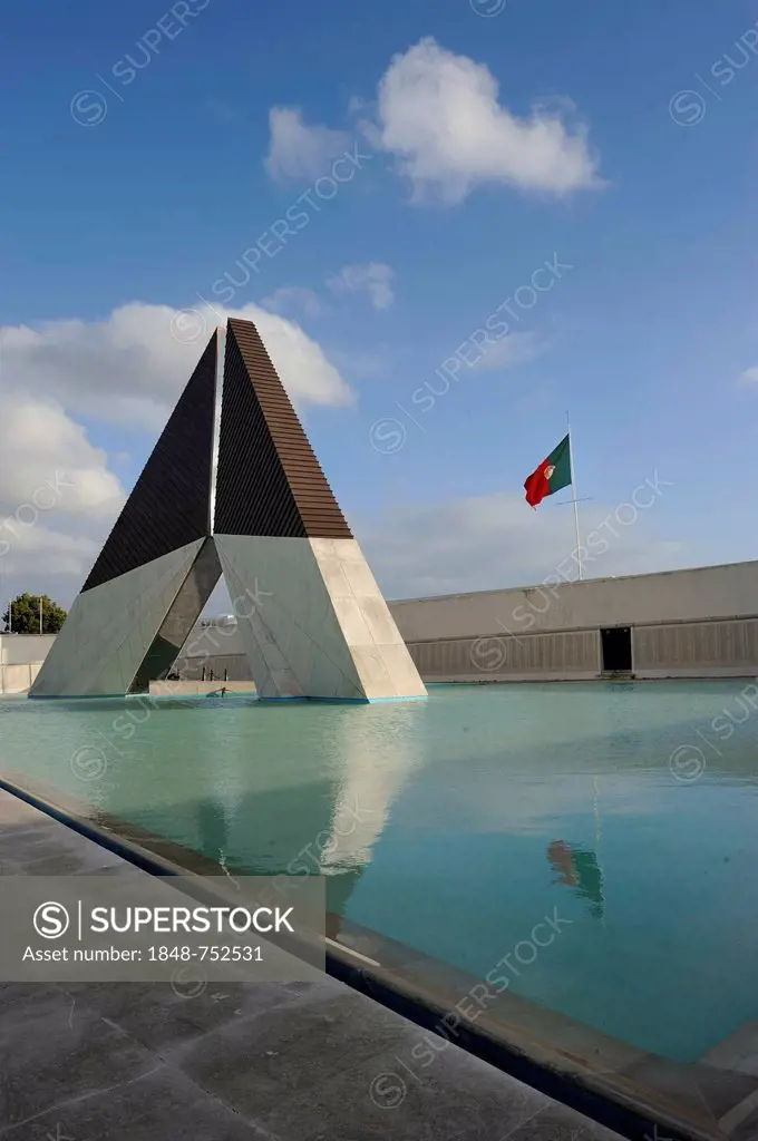 Monumento Nacional aos Combatentes do Ultramar monument, by architect Francisco José Ferreira Guedes de Carvalho, Belém, Lisbon, Portugal, Europe