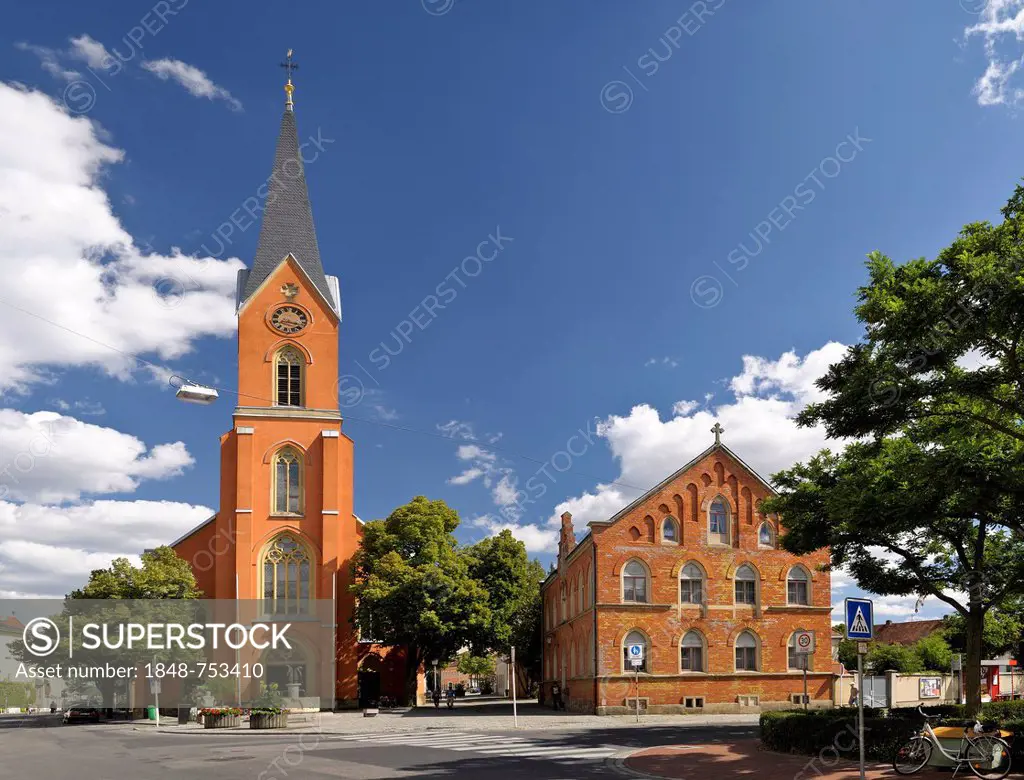 Maria Hilf Church, Wunderburg district of Bamberg, Bavaria, Germany, Europe