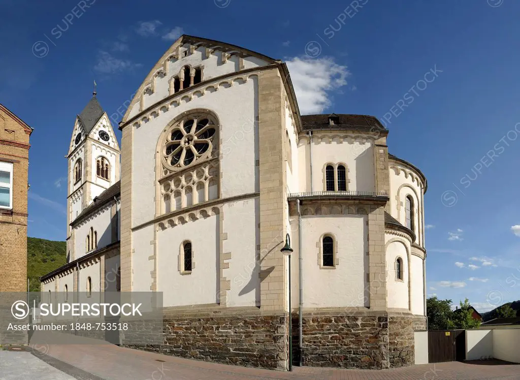 Parish Church of St. Nicholas, Kamp-Bornhofen, Rhein-Lahn-Kreis district, Rhineland-Palatinate, Germany, Europe