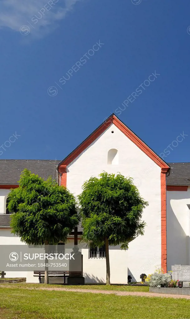 Catholic Parish Church of St. Bartholomew, Hirzenach, Boppard, Upper Middle Rhine Valley, UNESCO World Cultural Heritage Site, Rhineland-Palatinate, G...