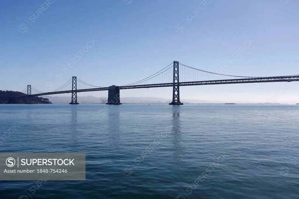 San Francisco-Oakland Bay Bridge, also known as Bay Bridge, San Francisco, California, USA