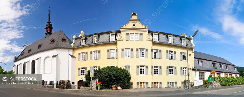 Franciscan monastery of St. Martin, Bethesda St. Martin Foundation, mustard mill, Boppard, Rhein-Hunsrueck-Kreis district, Rhineland-Palatinate, Germa...