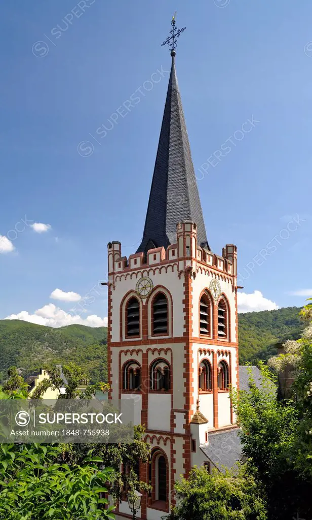 Lutheran Church of St. Peter, Bacharach, UNESCO World Heritage Site, Rhineland-Palatinate, Germany, Europe
