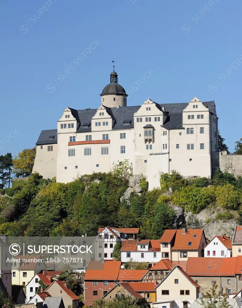 Burg Ranis castle, Ranis, Thuringia, Germany, Europe