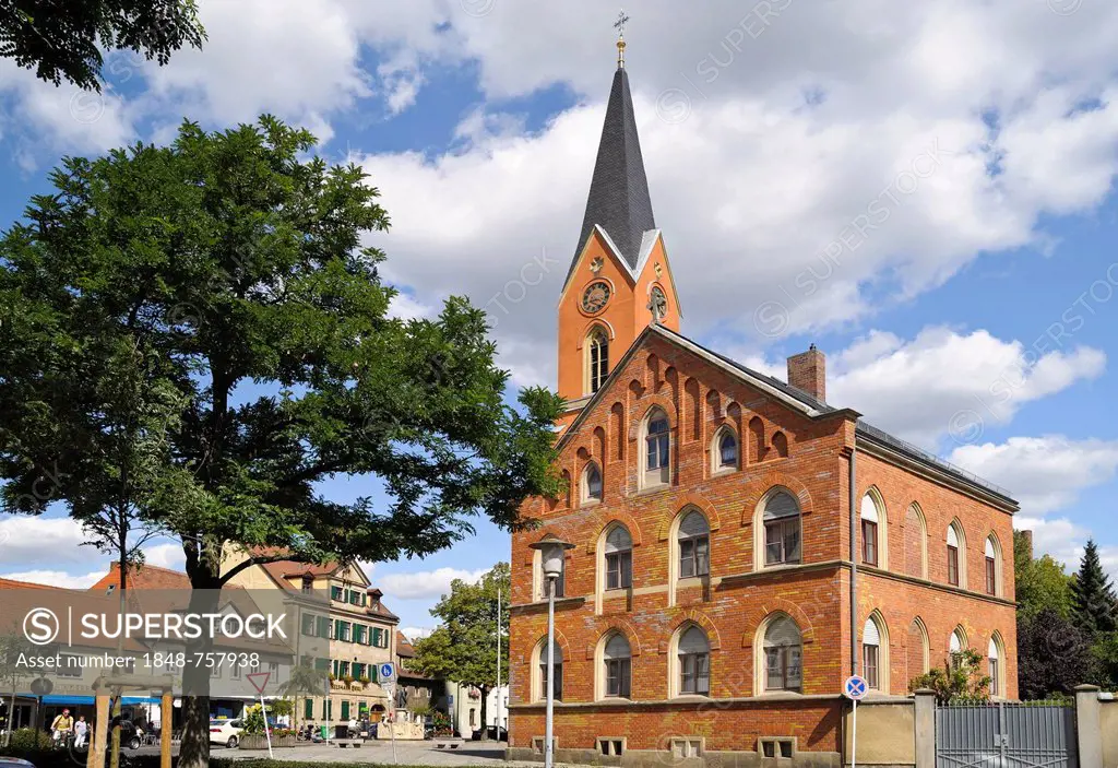 Maria Hilf Church, Wunderburg district, Bamberg, Bavaria, Germany, Europe