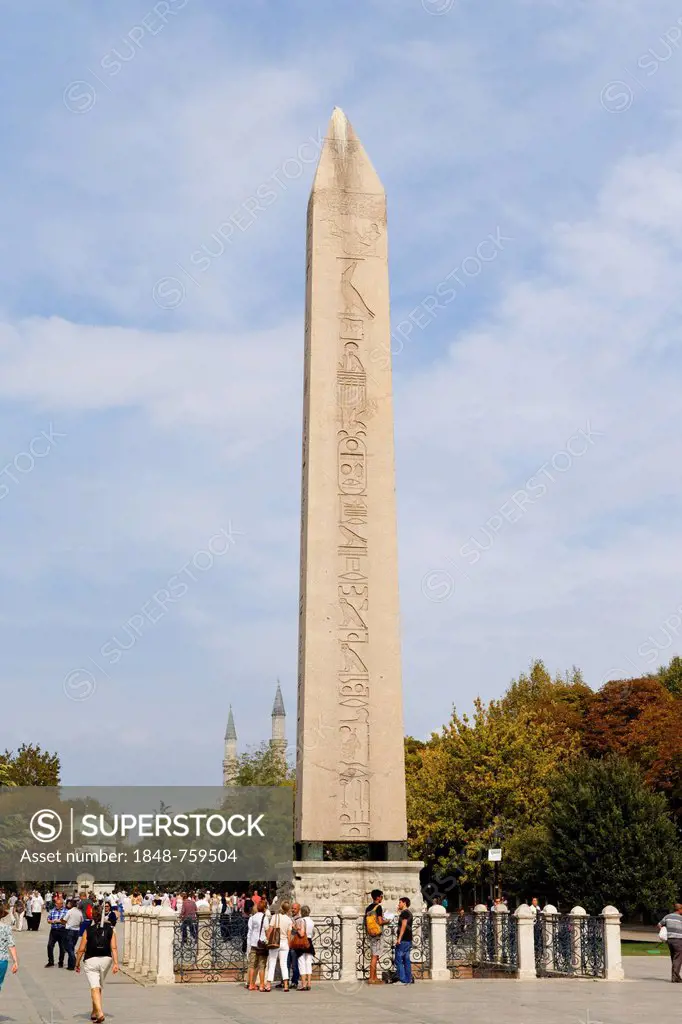 Egyptian Obelisk by Thutmosis' III., Hippodrome or At Meydani square