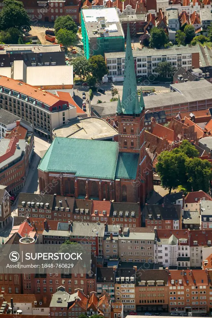 Aerial view, St. Peter's Church