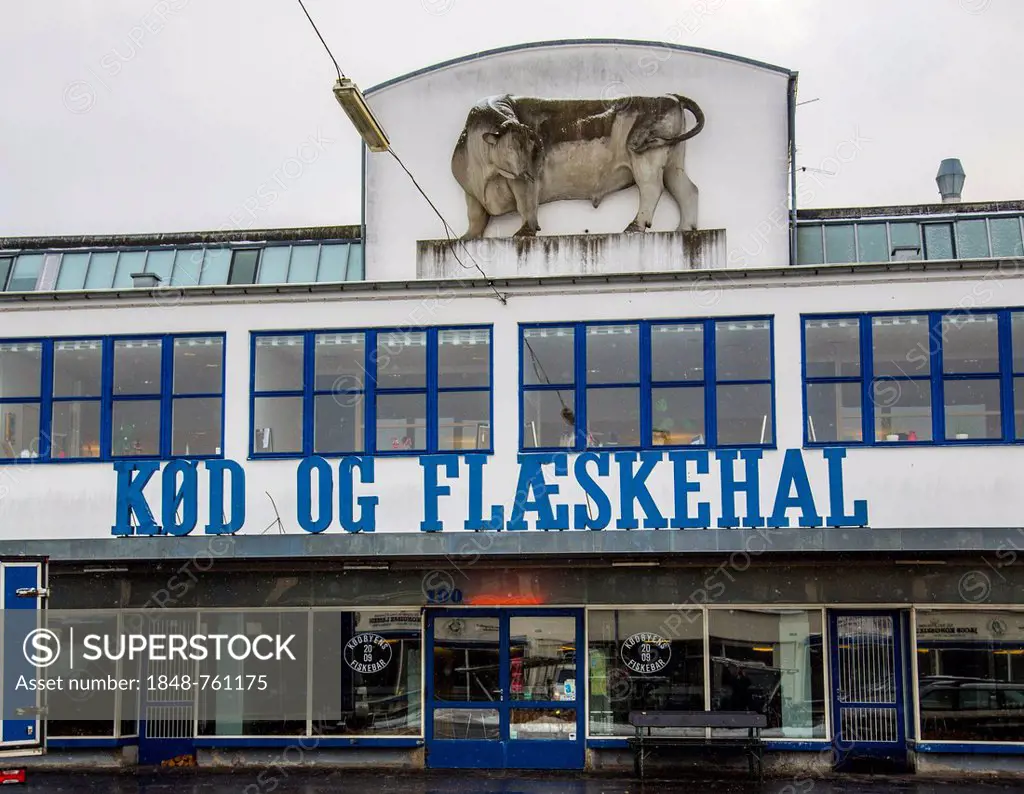 Kød og Flaeskehal, meat district of Kødbyen