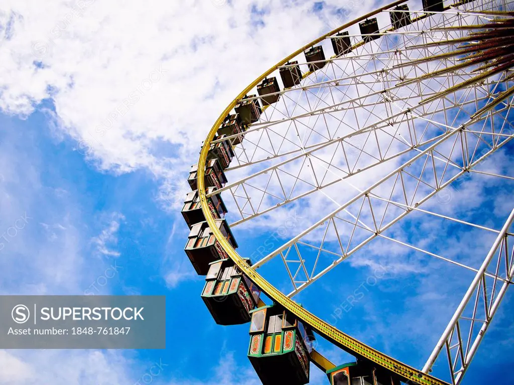 Ferris wheel, Cranger Kirmes funfair, festival, Wanne-Eickel, Crange, Herne, Ruhr area, North Rhine-Westphalia, Germany, Europe