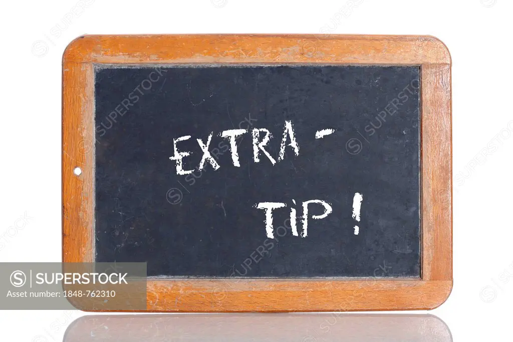 Old school blackboard with the term EXTRATIPP