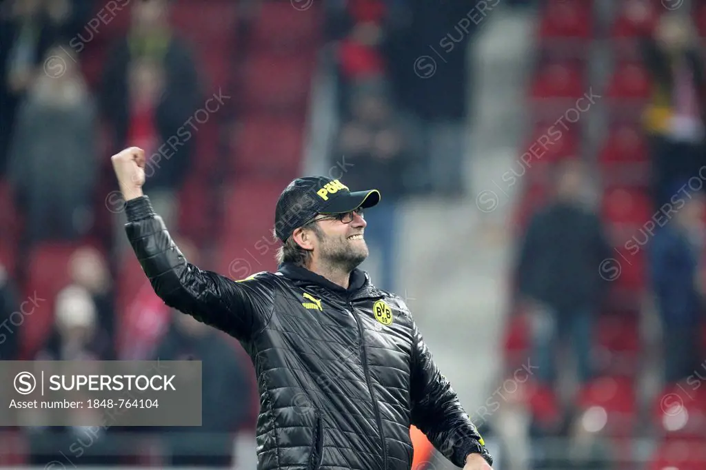 Juergen Klopp, coach of Bundesliga club Borussia Dortmund, in Mainz, Rhineland-Palatinate, Germany, Europe