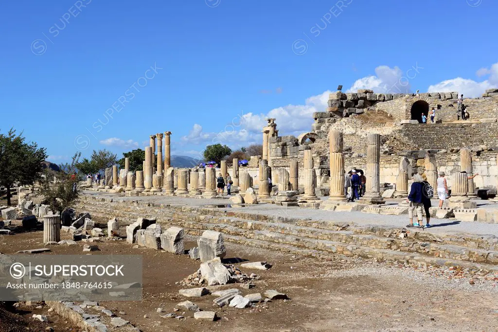 Bouleuterion or Council House, ancient city of Ephesus, Efes, UNESCO World Heritage Site, Aegean Sea, Turkey