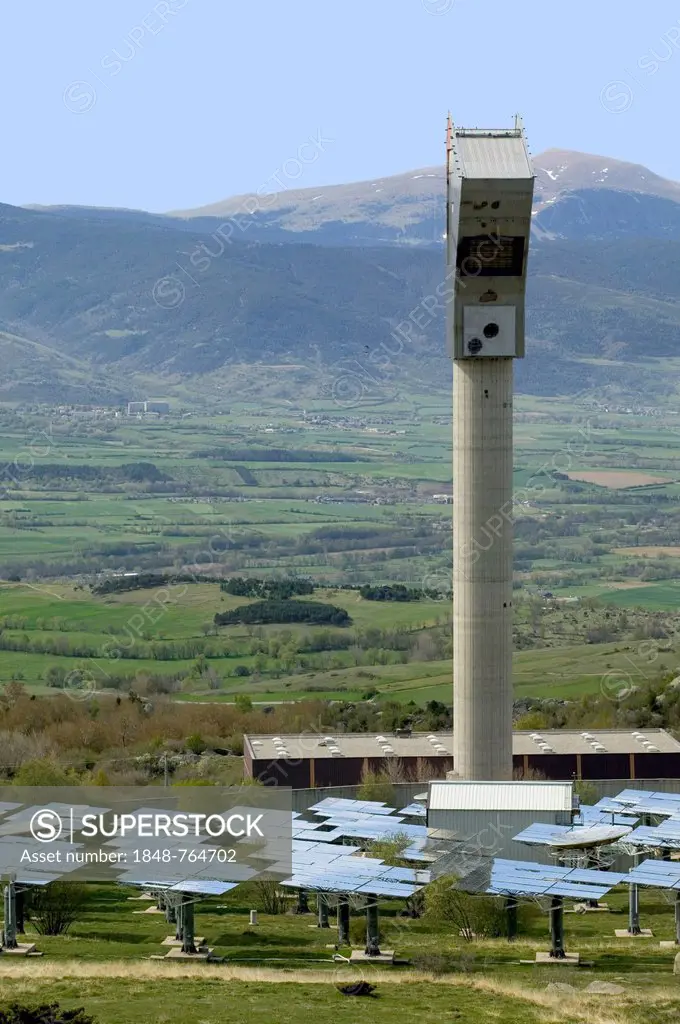 Angoustrine solar furnace, Catalonia, Spain, Europe