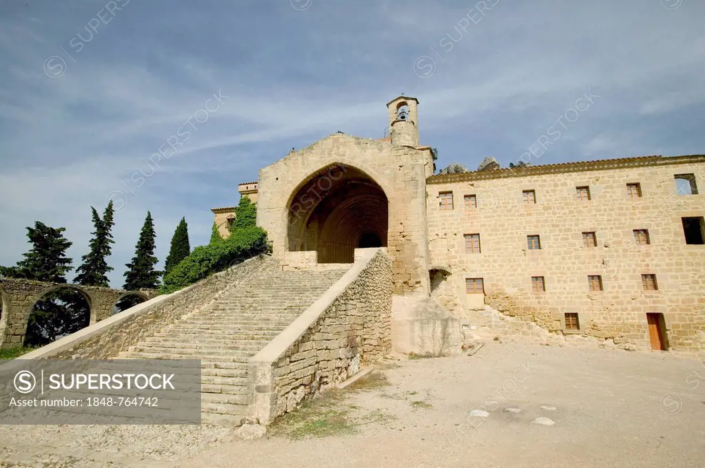 Sant Salvador monastery, Horta de Sant Joan, Catalonia, Spain, Europe