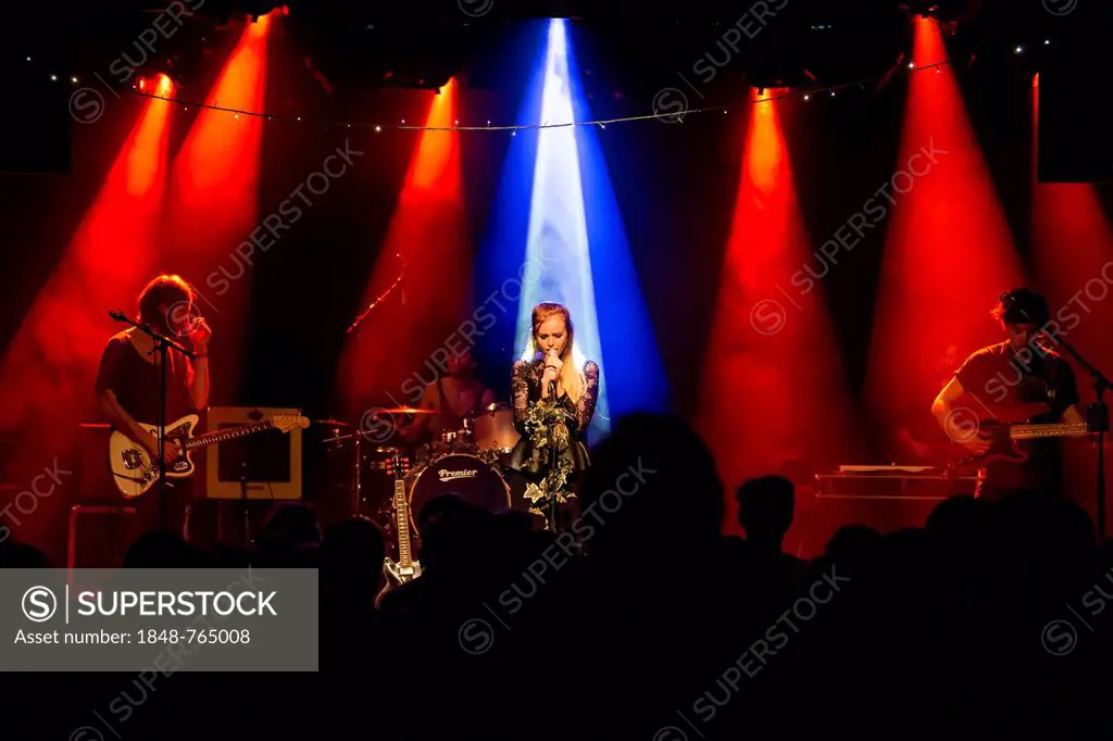 British folk-pop singer Kyla La Grange performing live in the Schueuer concert hall, Luzern, Switzerland, Europe