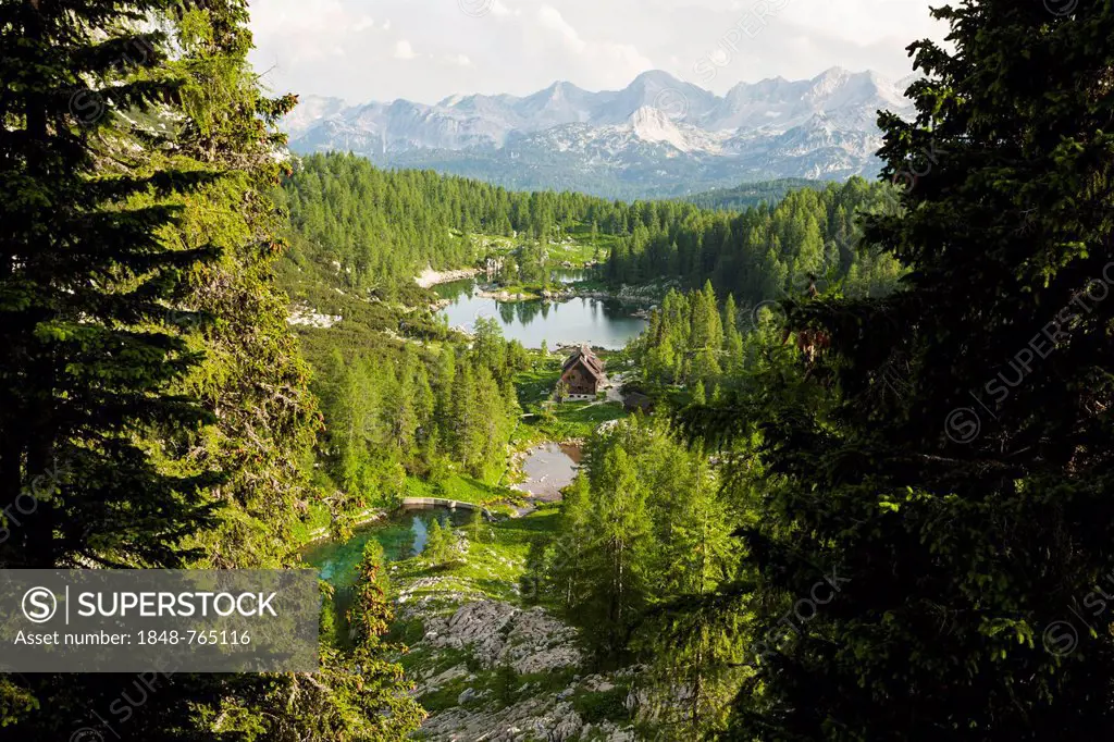 Koca pri Triglavskih jezerih, Seven Lakes Hut, Triglav National Park, Slovenia, Europe