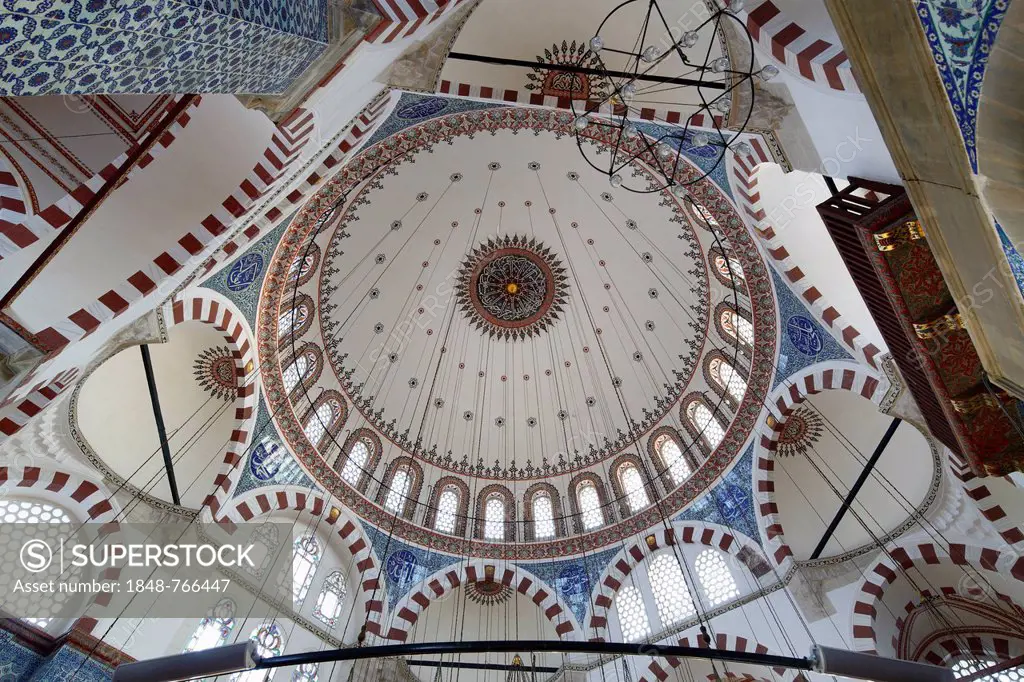 Dome of the Ruestem Pasha Mosque, Istanbul, Turkey, Europe