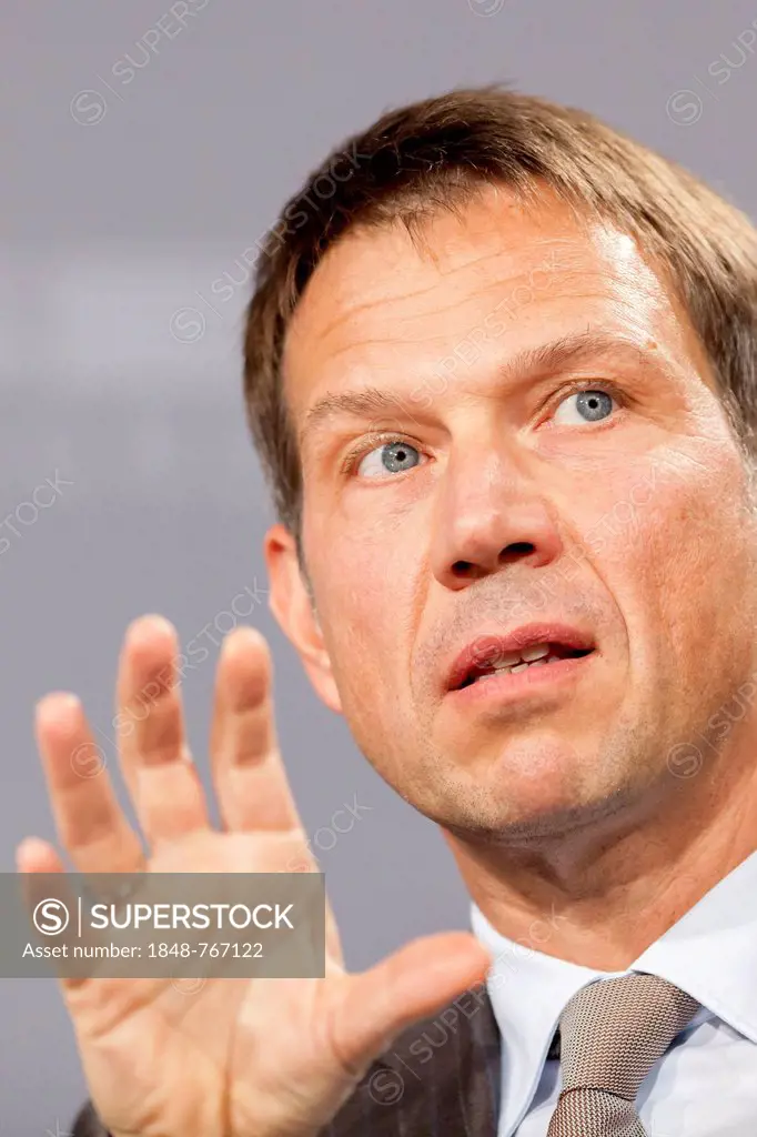Rene Obermann, CEO of Deutsche Telekom AG, in Passau, Bavaria, Germany, Europe