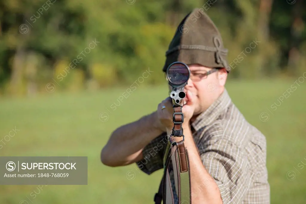 Hunter during target practice